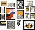 ANERZA 16 PCS Eclectic Wall Art Decor, Modern Maximalist Wall Prints by ANERZA