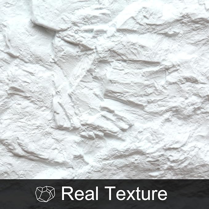 KASARO 3D Faux Stone Wall Panels, Home & Office Accent Wall, Easy Install - Image 5