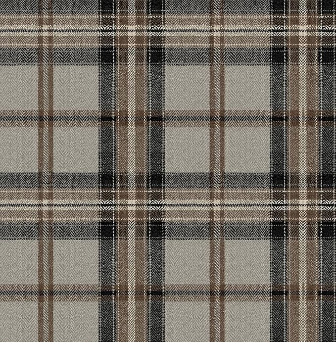 NextWall Harry & Grace Herringbone Plaid Premium Matte Non-Woven Peel and Stick by NextWall