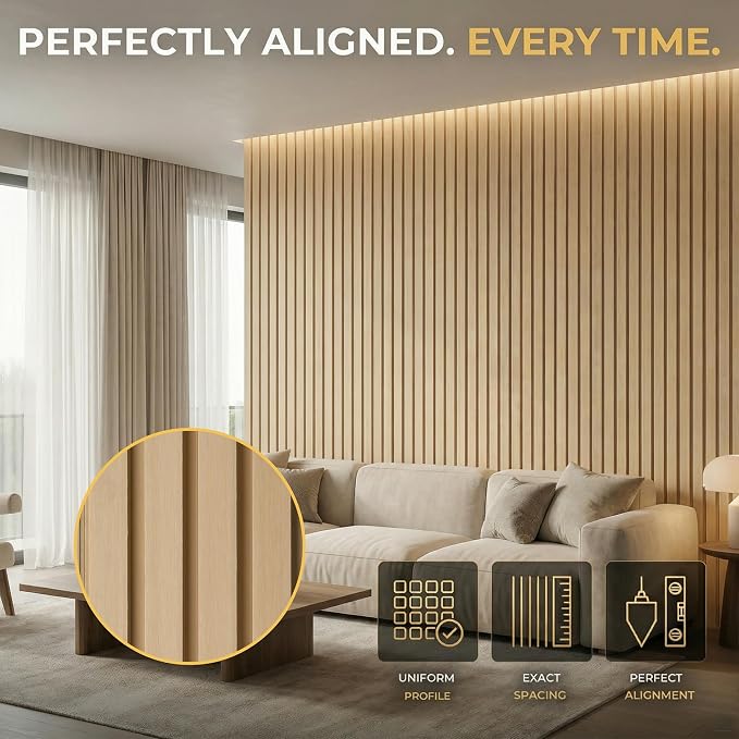 From Plain to Beautiful in Hours WPC Exterior Wall Slat Panels Waterproof - Image 4
