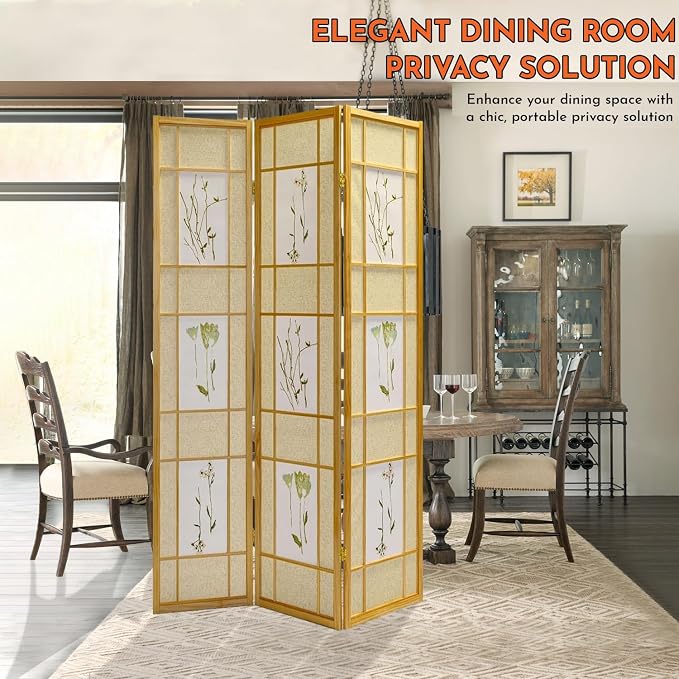 Legacy Decor 4 Panels Room Divider - Image 3