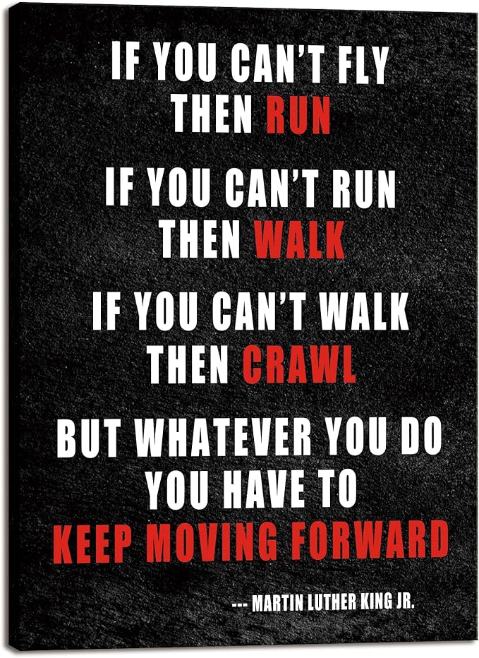 Pyradecor Keep Moving Forward Motivational Classroom Positive Quotes by Pyradecor