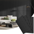 4 Pack Wood Panels for Wall, 47.24" x 23.81" Acoustic Wood Slat Wall Panel for by Vellorise