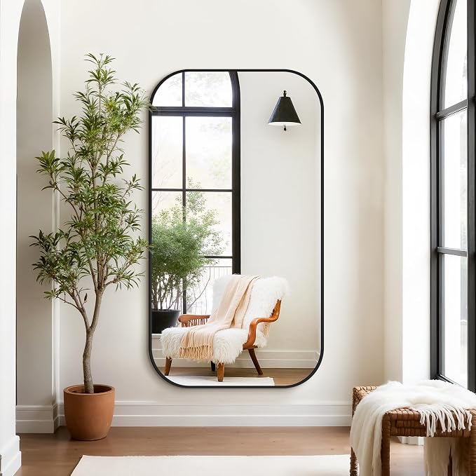 Bathroom Mirror for Wall, Large Bathroom Vanity Mirror for Over Sink 30 x 55 - Image 8