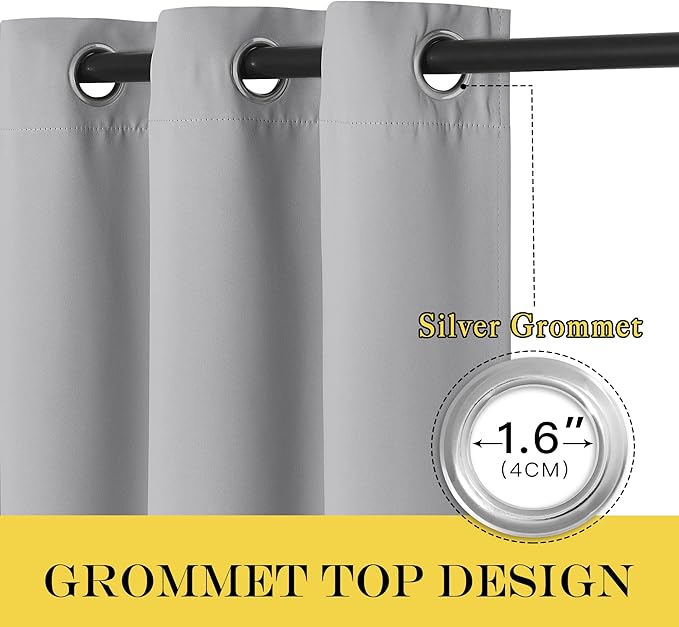 NICETOWN Patio Blackout Curtain Panels - Image 6