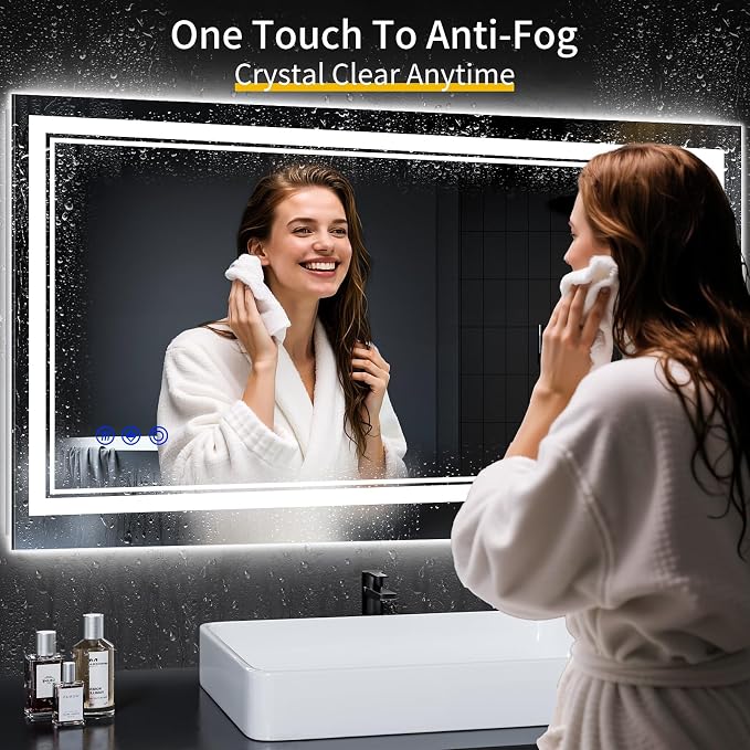 42"x24" LED Bathroom Mirror - Image 4