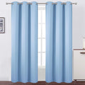 LEMOMO Sky Blue Thermal Blackout Curtains/42 x 95 Inch/Set of 2 Panels Room by Lemomo