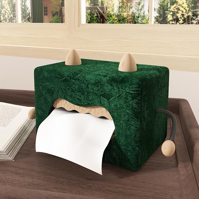 Wallercity 17.5''x236'' Green Self-Adhesive Velvet Flocking Liner Contact Paper - Image 4