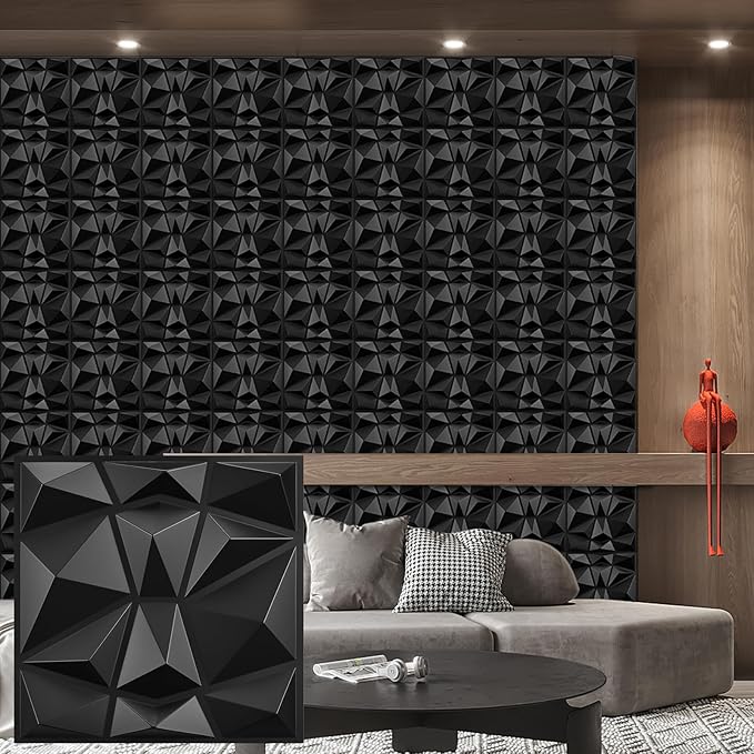 Heikki 30 Pack 3D Wall Panel for Interior Wall Décor, PVC Flower Textured Wall by YourBestChoices