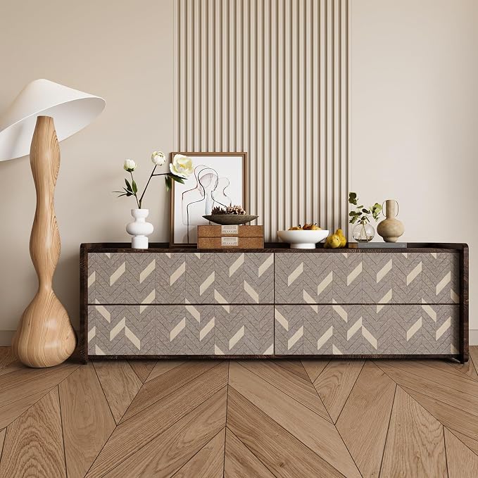 Herringbone Peel and Stick Wallpaper Geometric Wallpaper Boho Contact Paper - Image 7