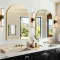 Vanity Bathroom Mirror for Wall, 2 Pack 30"x20" Arched Bathroom Mirror for Over by LawadaMirror