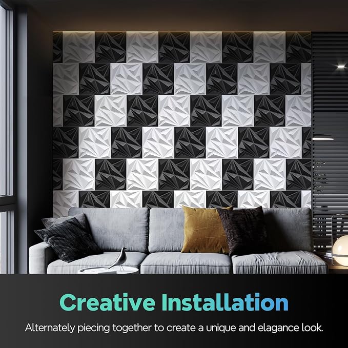 STICKGOO 33 Pack 3D Wall Panels - Image 6