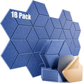 18 Pack Self-Adhesive Acoustic Panels 12" X 10" X 0.4" by Dailycooper