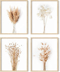 HAUS AND HUES Brown Plant Set of 4-16x20 Framed Beige by HausandHuesArtPrints