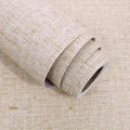 Beige Grasscloth Wallpaper Peel and Stick Vintage Grasscloth Contact Paper by lenify