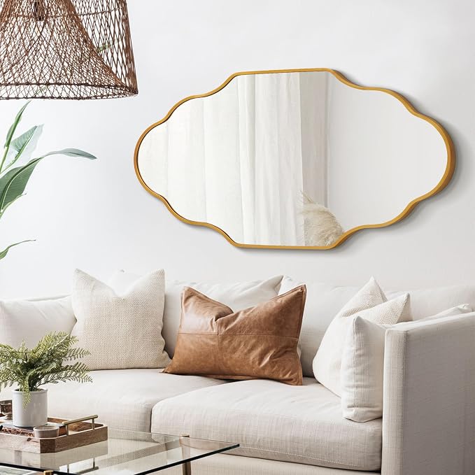 Scalloped Mirror for Bathroom - Image 8
