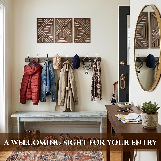 qmmp Modern Wooden Wall Sculptures - Image 2