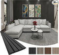 From Plain to Beautiful in Hours WPC Exterior Wall Slat Panels Waterproof by DecorativeCeilingTiles