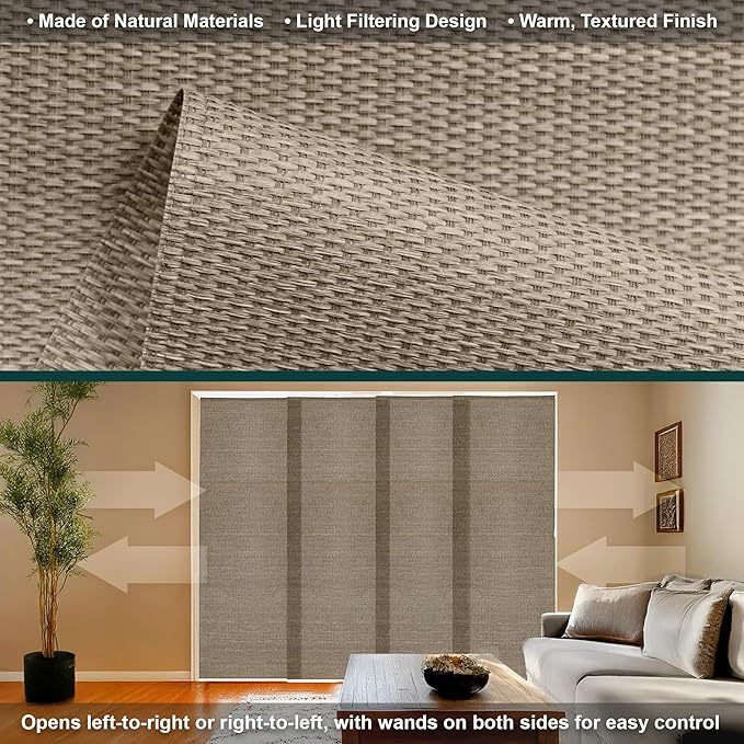 CHICOLOGY Panel Track Vertical Blinds - Image 3