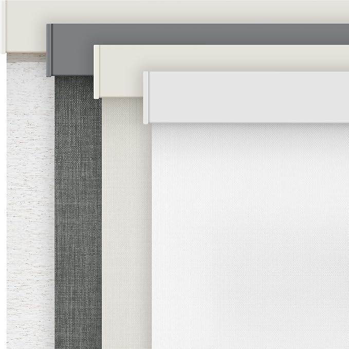 AOSKY Custom Linen Roller Blinds Shades by AOSKY