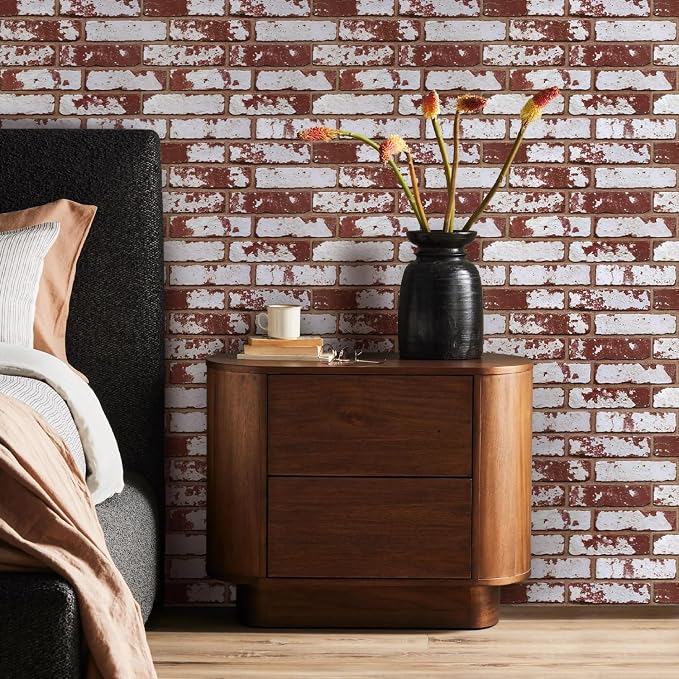 Commomy 3D Peel and Stick Brick, Ultralight Thin PVC Faux Brick Wall Panels - Image 7
