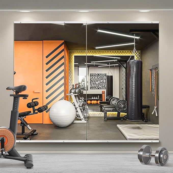 TRAHOME Home Gym Mirror for Wall, Home Gym, Living Room by TRAHOME