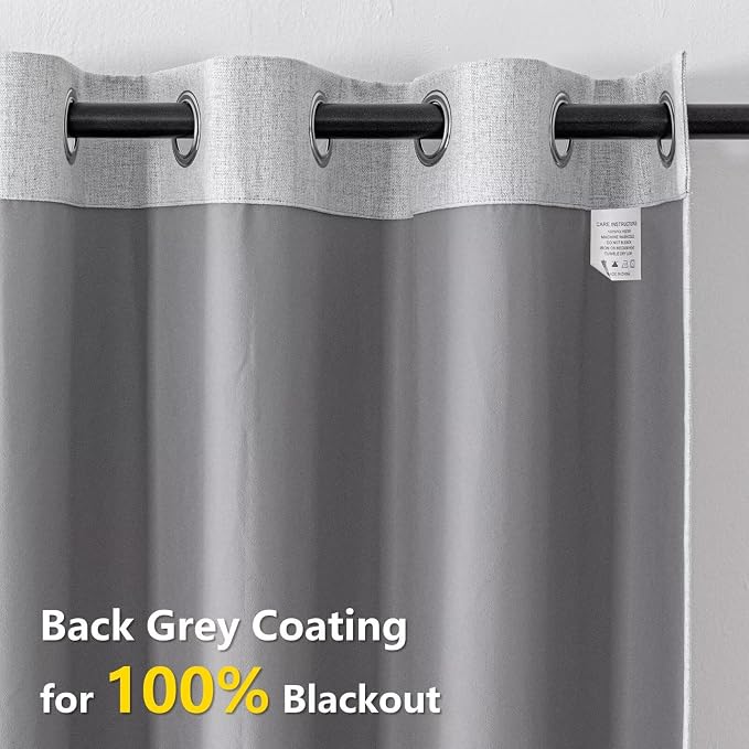 IGEMAEVE Blackout Curtains 90 Inches Long - Image 4