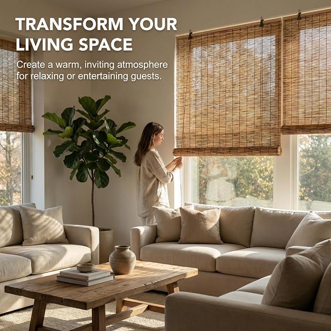 Bamboo Blinds for Interior Windows, Custom Bamboo Shades for Indoor Windows - Image 6