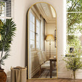 Arched Full Length Mirror, Full Length Wall Mirror Hanging or Leaning by XRAMFY