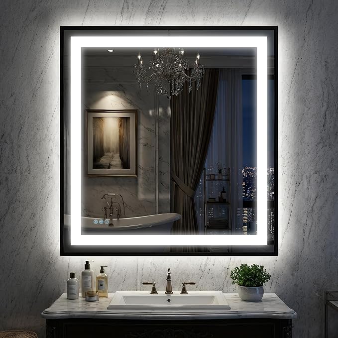 Antok 36X36 LED Bathroom Mirror - Image 2