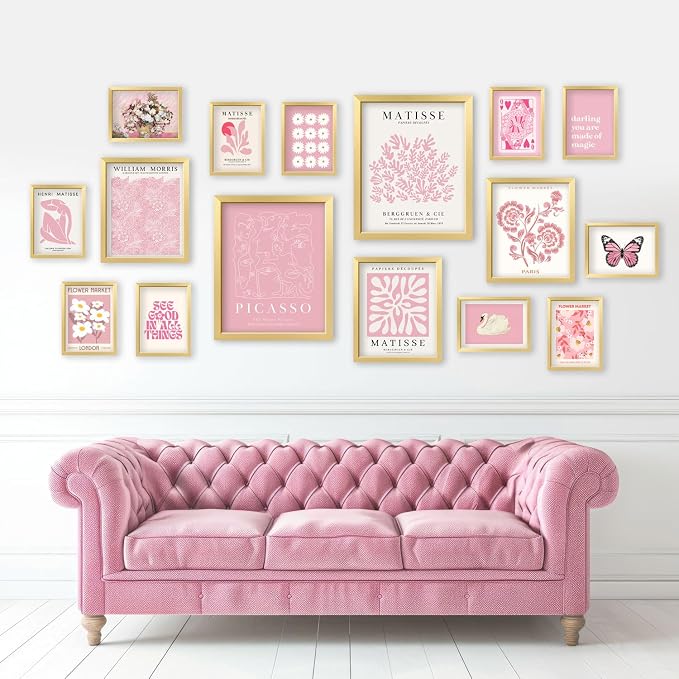 ANERZA 16 PCS Pink Wall Art Decor, Matisse Gallery Wall Prints - Image 6