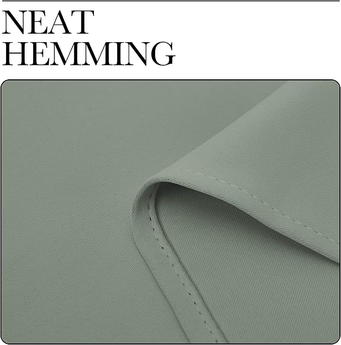 NICETOWN Greyish Green Curtains - Image 6