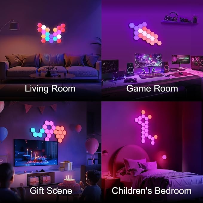 Kangtaixin Hexagon LED Lights 12 Pack - Image 5