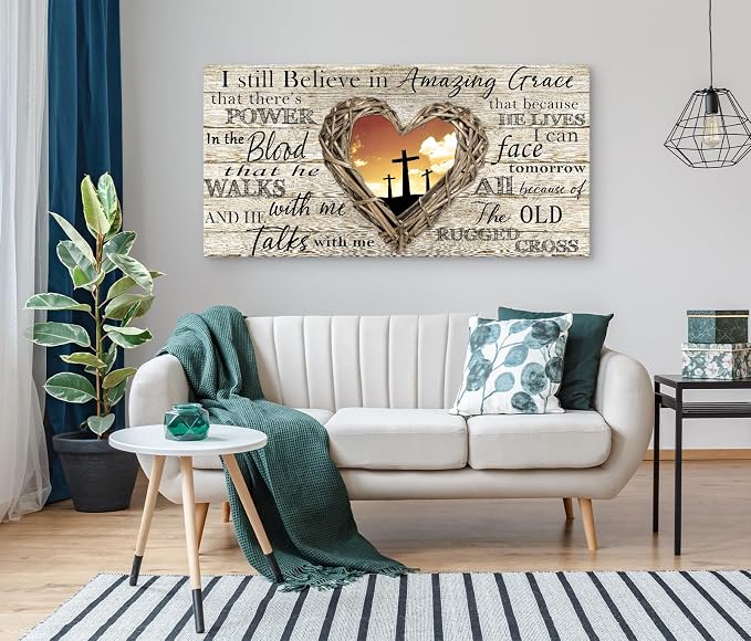 Cao Gen Decor Art A63550 Amazing Grace Wall Art Decor Canvas Print Picture - Image 8