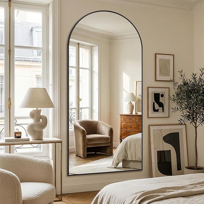 Suidia 81"x41" Arched Full Length Mirror - Image 3