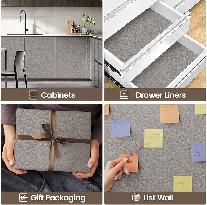 Abyssaly Taupe Peel and Stick Self Adhesive Wallpaper - Image 5