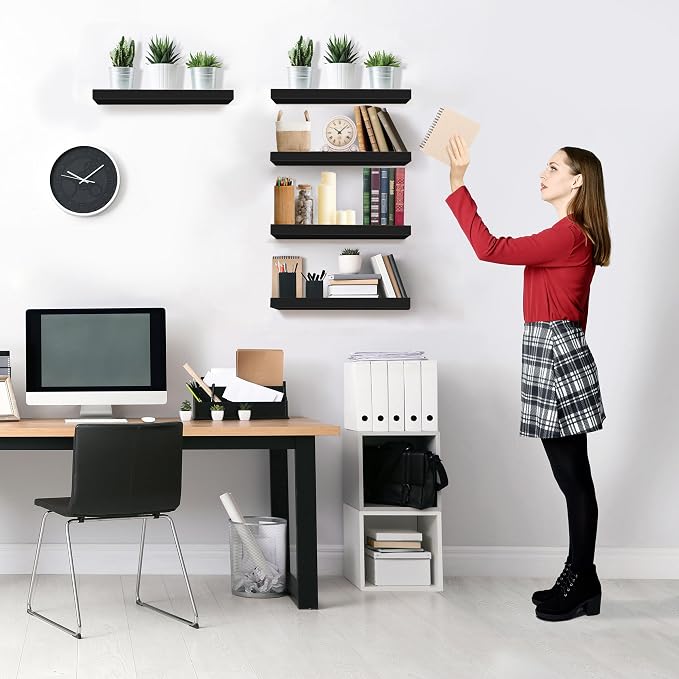 Sorbus Floating Shelves for Wall – 16 Inch Floating Shelf for Kitchen, Living - Image 8