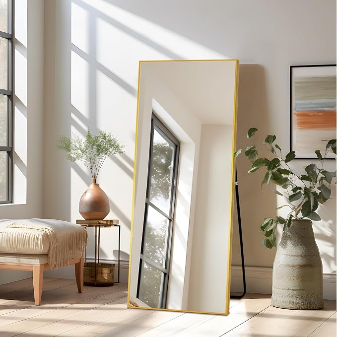 NicBex Full Length Mirror, Aluminum Alloy Frame Full Body Mirror - Image 6