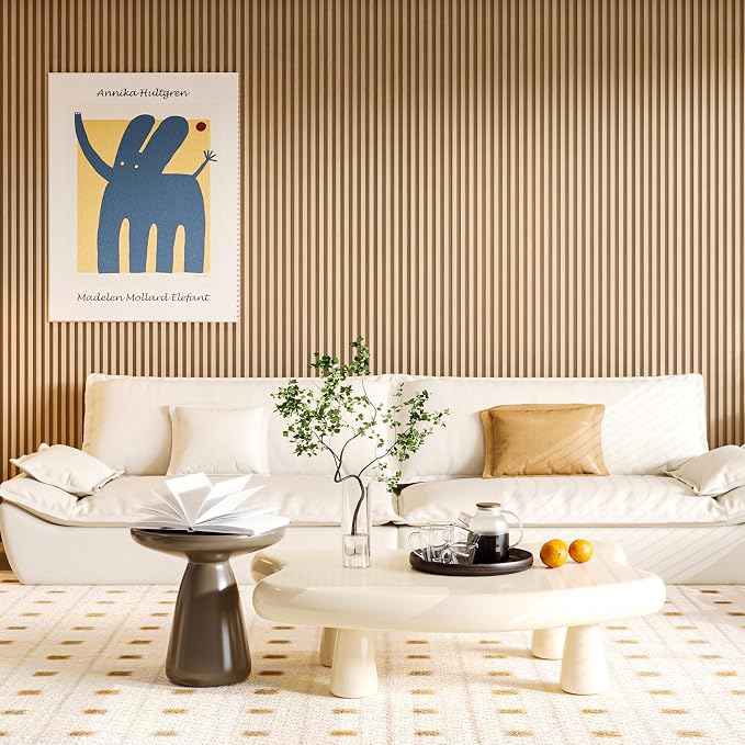 Art3d 4 Pc 96"x5.7" Wood Slat Wall Panel - Image 7