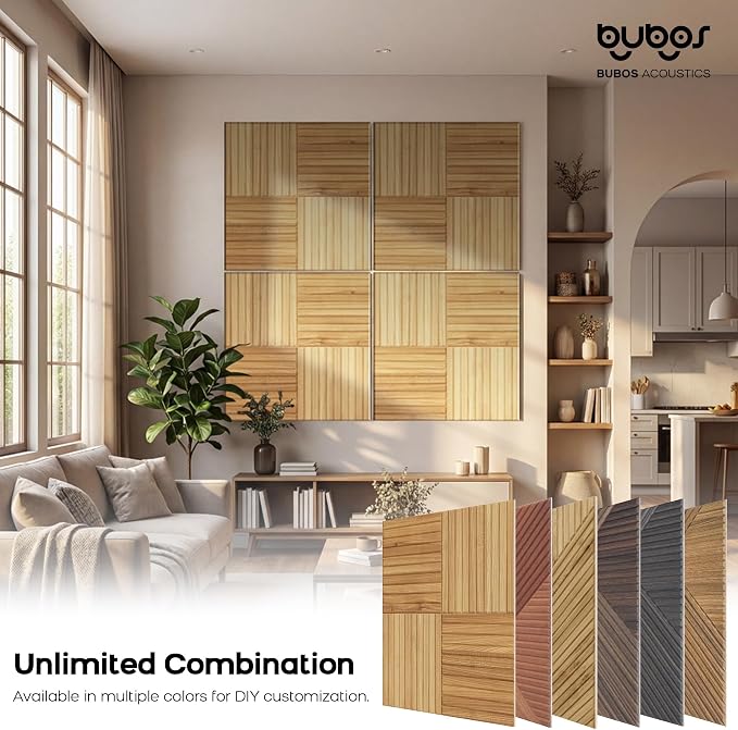 BUBOS 6 Pack Acoustic Wall Panels - Image 6