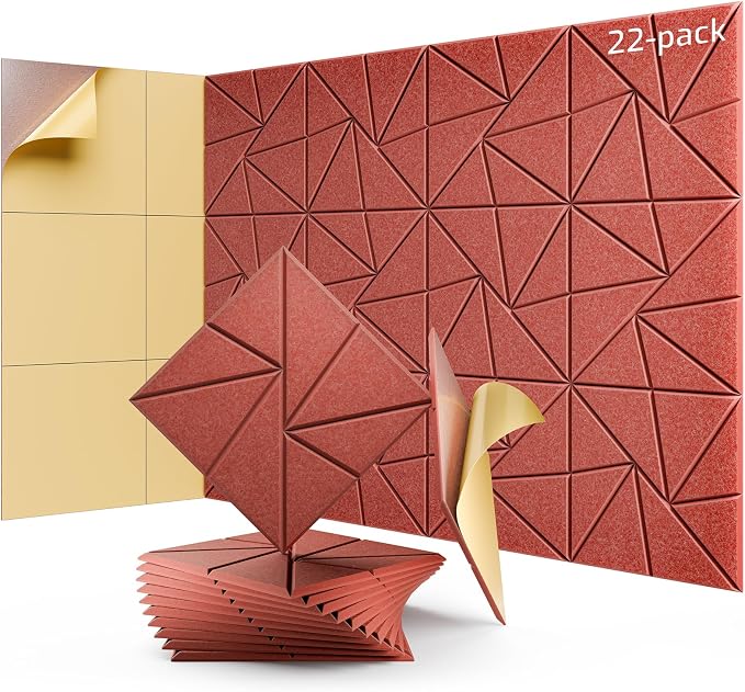 22 Pack Acoustic Panels, Sound Proof Foam Panels by LEIYER
