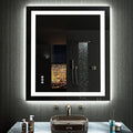 LOAAO 24”X30“ RGB LED Bathroom Mirror by LOAAO