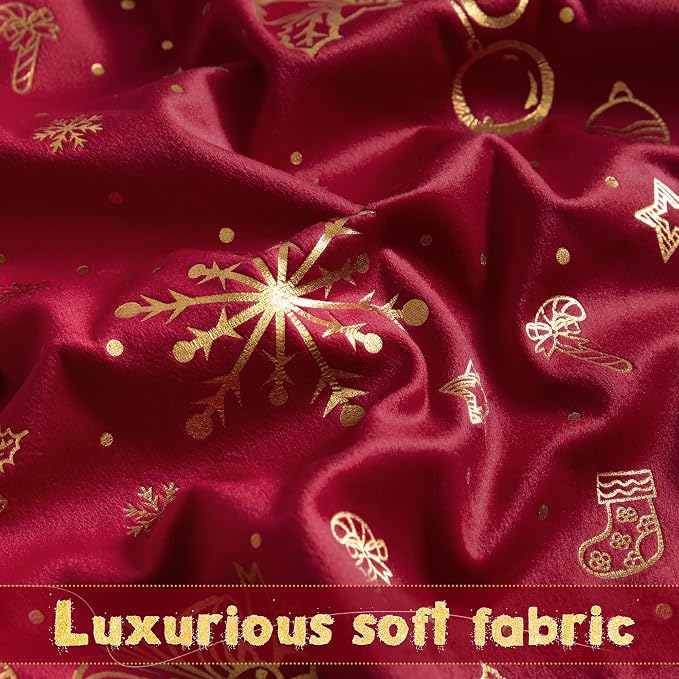 NICETOWN Red Velvet Curtains 96 inches Long - Image 5