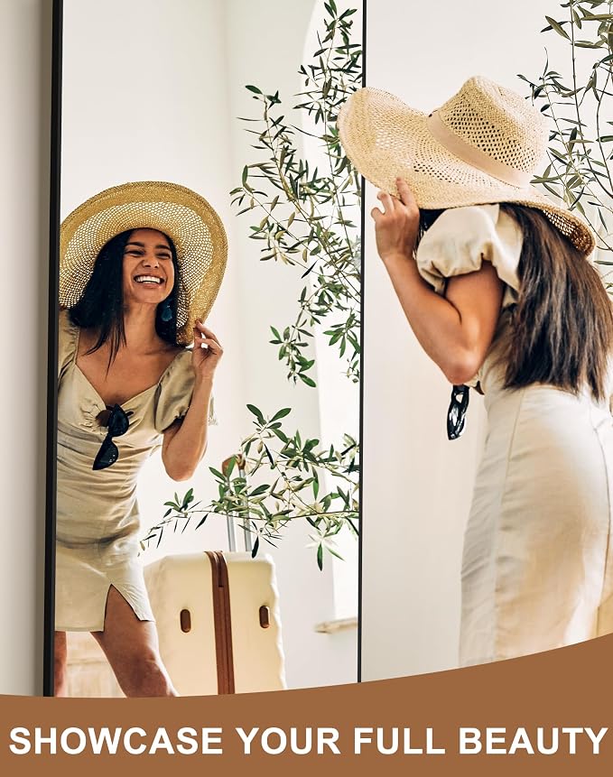 Delma Full Length Mirror, Large Floor Mirror - Image 4
