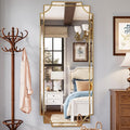 Kelly Miller 70"x30" Large Gold Beveled Full Length Mirror, Traditional by KellyMiller