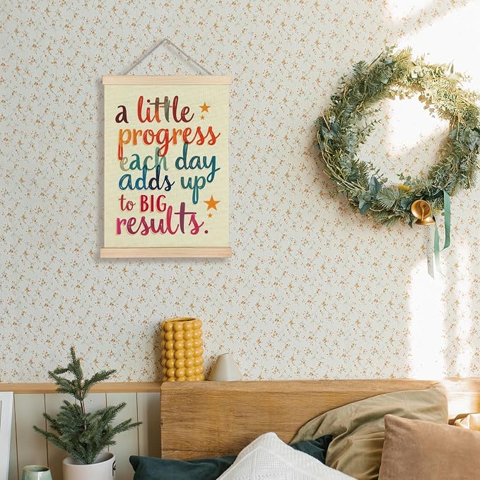 Supwhd Colourful Positive Affirmations Wall Decor, Inspirational Add Up to Big - Image 2