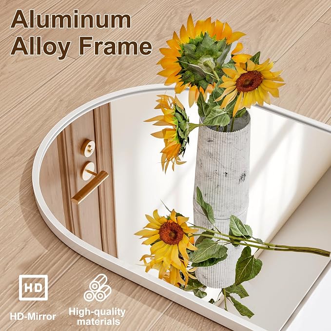 Rowjut Full Length Door Mirror, Wall Mounted Wall Mirrors, Cloakrooms, etc. - Image 7