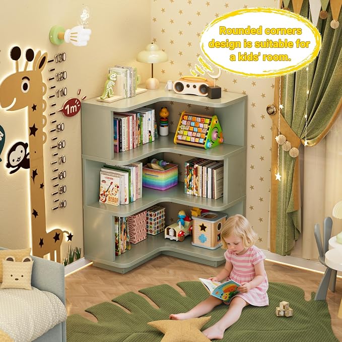 Armocity Corner Book Shelf - Image 4