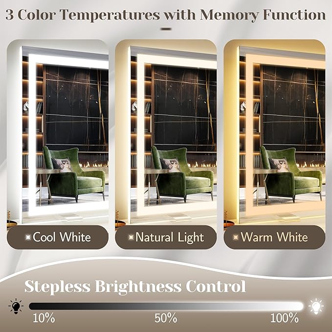 FENNIO Large Vanity Mirror - Image 3