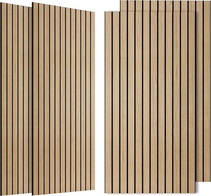 4 Pack Soundproof Wall Panels, Decorative Noise Dampening Panels, Sound Panels by AUTORIFIC